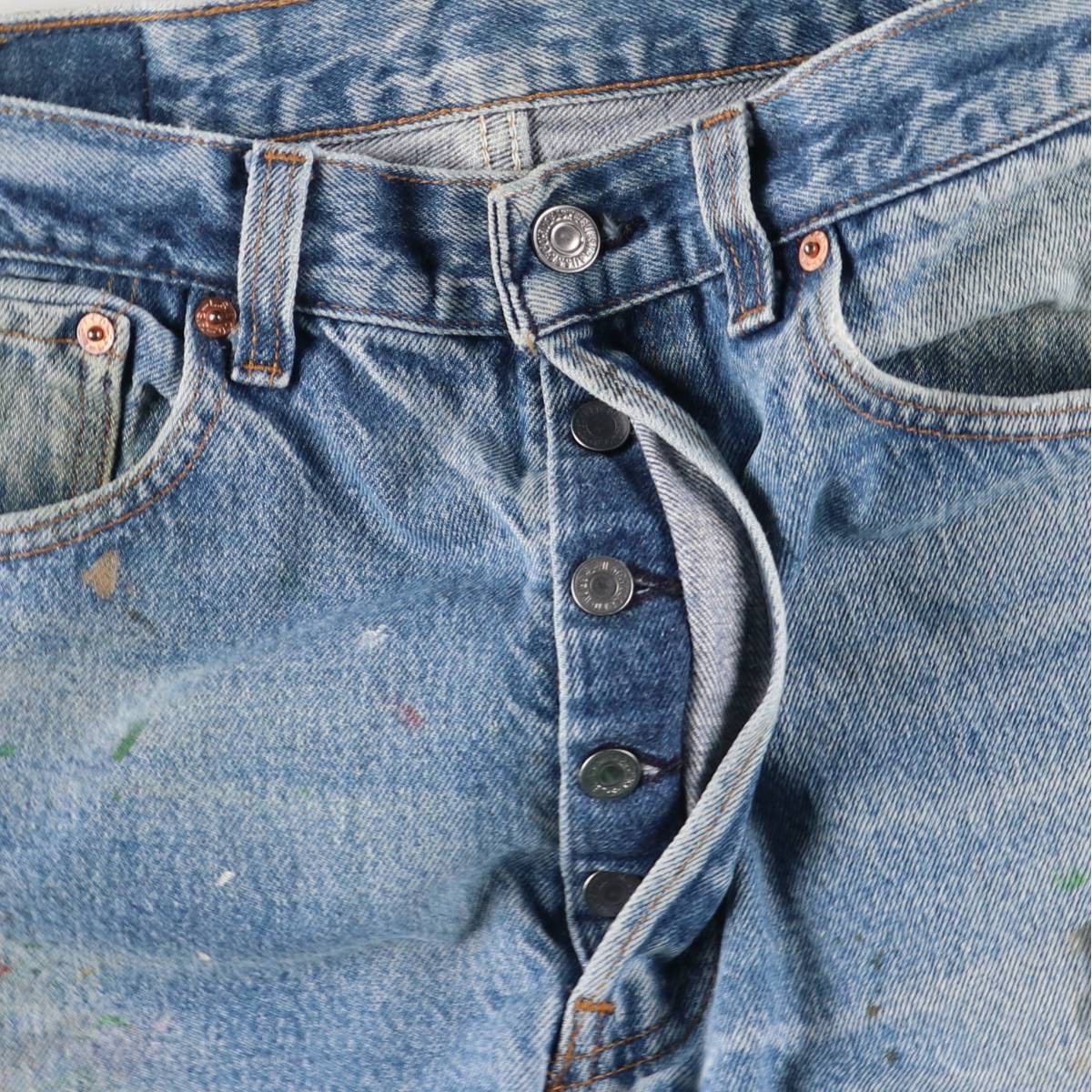  古着 90年代 リーバイス Levi s 501 0115 ペンキ ストレートデニムパンツ メンズw 31相当 ヴィンテージ evb 032685 その他 メンズ