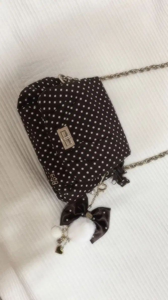 ラテギャルバッグ LIZ LISA リズリサ ドット ESQ 日本 ヴィンテージ 姫ギャル 日本ブランド STC JINLI