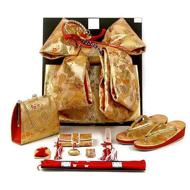  七五三 着物 7歳 フルセット 式部浪漫 ブランド 小紋柄の着物 結び帯セット 合繊 水色 菊 SR 7 pk 1910 d 105 PH 七五三 季節 年中行事