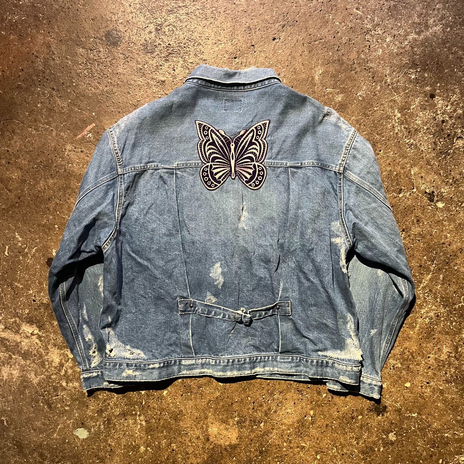 Needles 22ss Papillon Patches Jean Jacket XL ニードルス 2025ss パピヨンパッチ デニムジャケット KP142