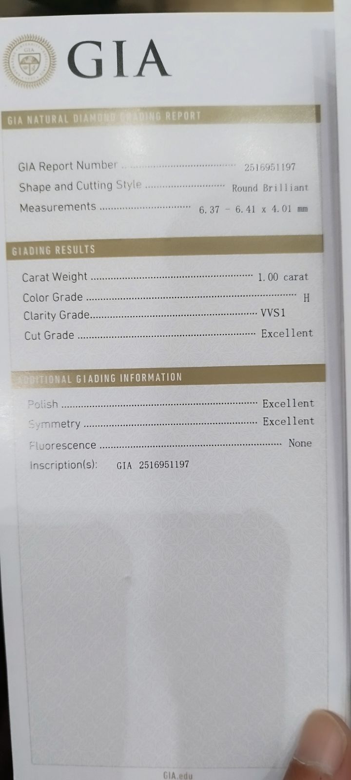 J12 参考価格580000円 GIA鑑定書付き pt950 1.00ct CTF刻印あり ダイヤモンドリング クラリティ VVS1 カラー H 周大福ブランド 指輪 FORTGASGNV_COM_BR