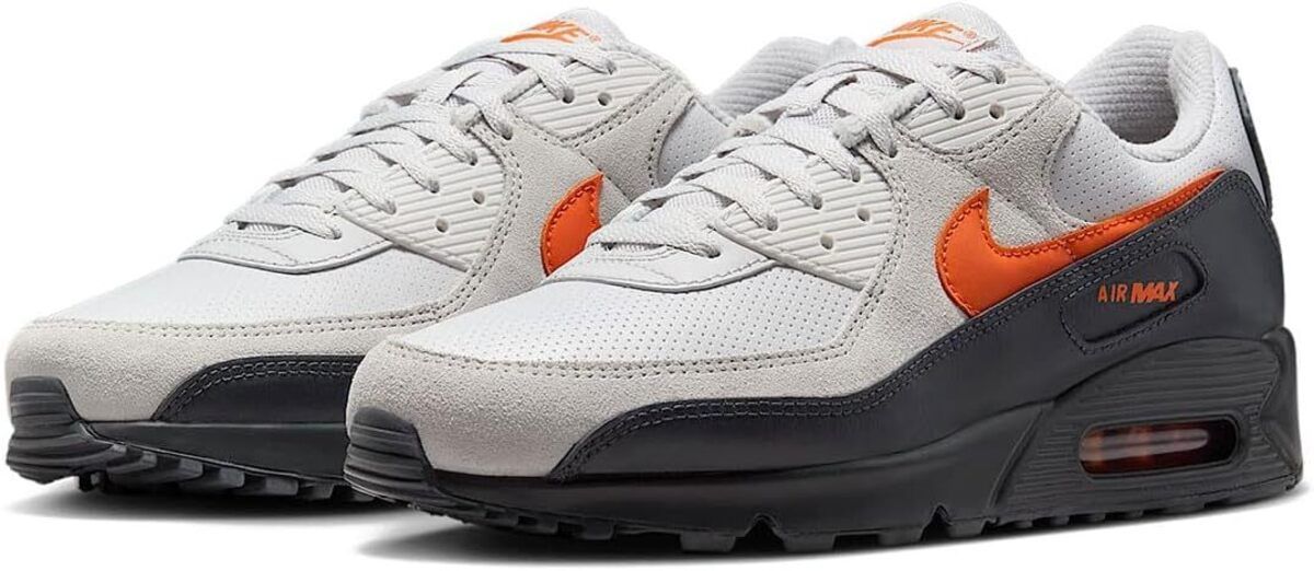 ナイキ] エア マックス 90 [AIR MAX 90] バストグレー/アンスラサイト