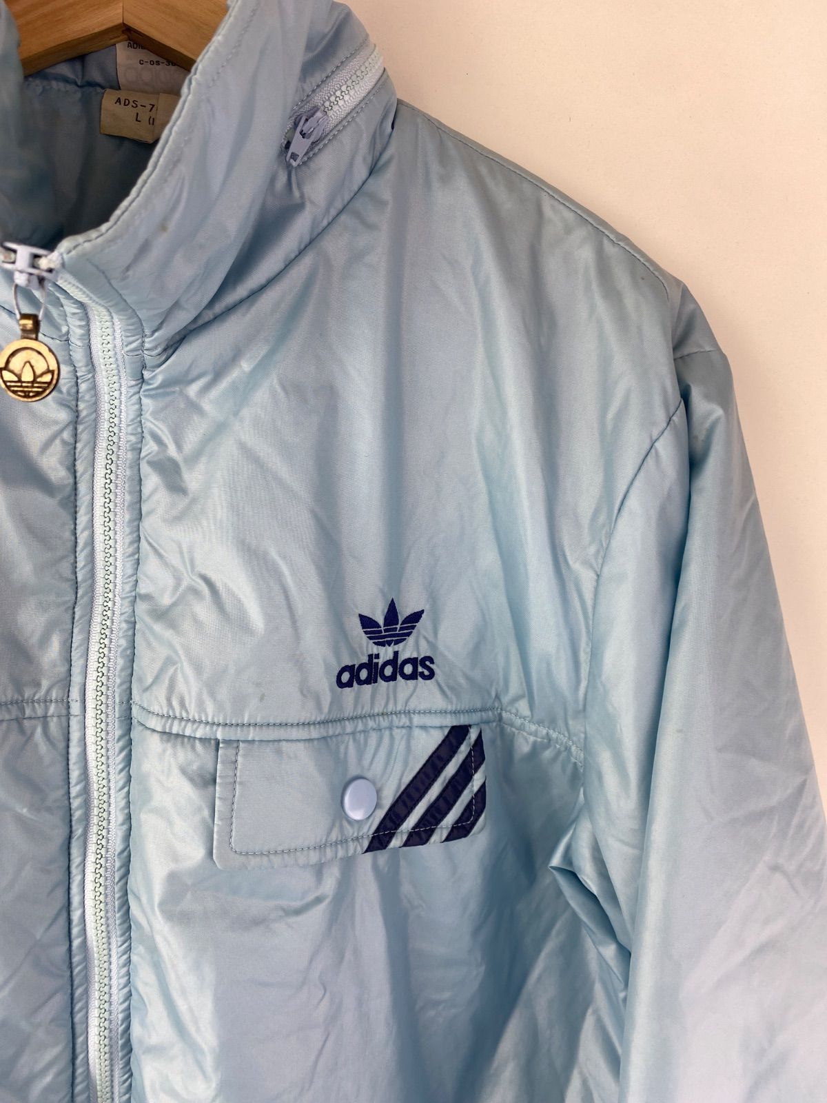 ★希少★ adidas トラックジャケット セットアップ ヴィンテージ 70s adidas 70年代 パフジャケット トラックジャケット セットアップ