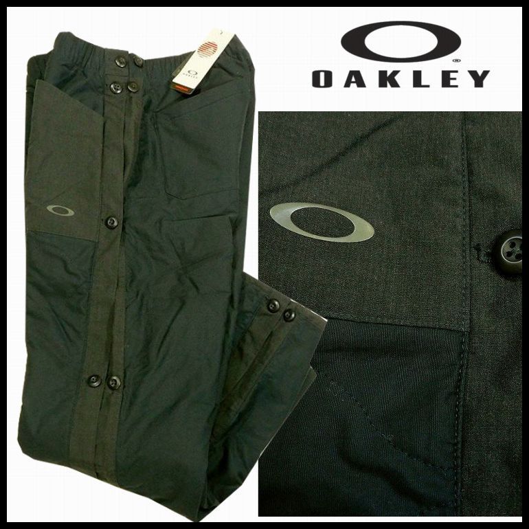 定価19 800円 オークリー 中綿 パンツ L 79-84cm 黒 保温 撥水 防風 FGL DIVISION INS PANTS ゴルフ アウトドア OAKLEY メンズ