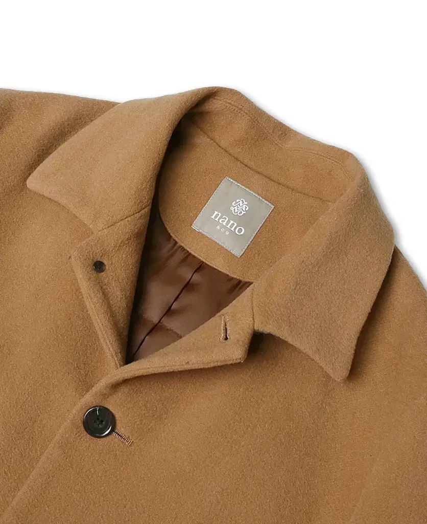 ナノ ユニバース Nano Universe キャメル ウール スタンダード コート
