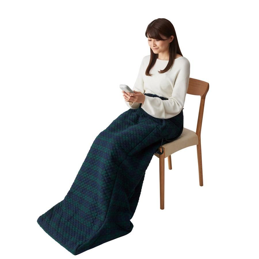 足温器 あったか脚入ヒーター 日本製 電気暖房 冷え性 ダニ退治 ブランケット 椙山紡織 SUGIYAMA SB22AH20 ベージュ グリーン