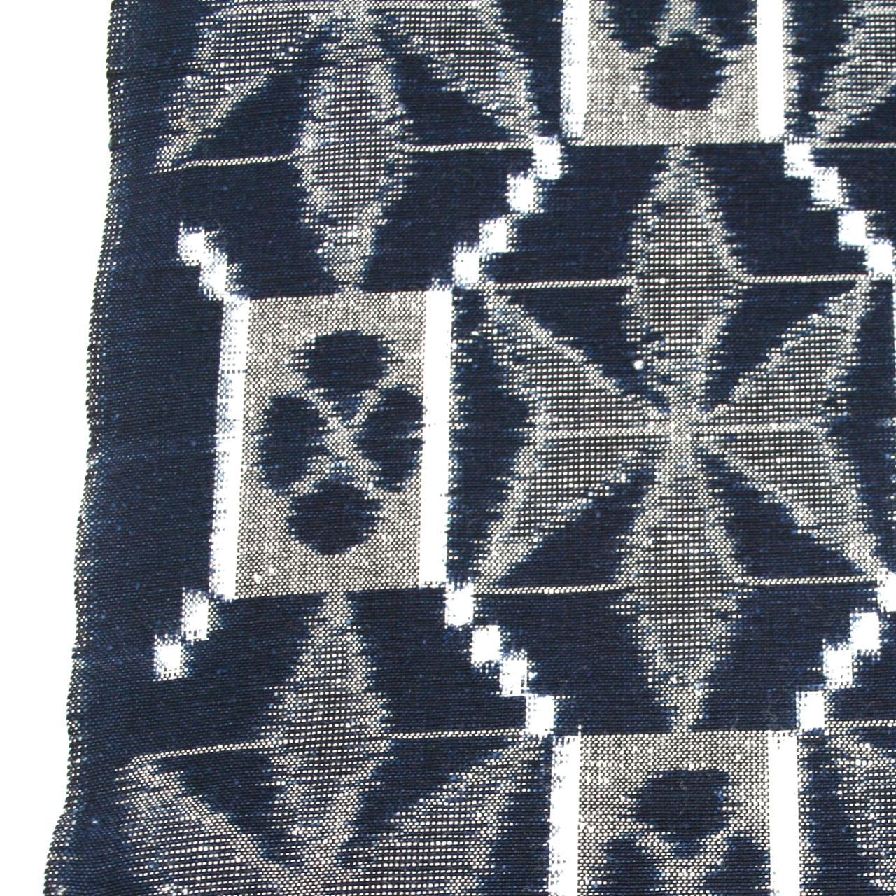 久留米絣 伝統工芸品 重要無形文化財 12m 反物 着尺 久留米かすり 綿100% 未仕立て品