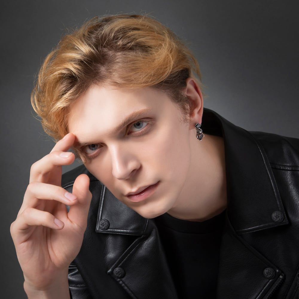 ツインクラウンピアス