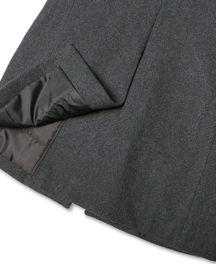 ナノ ユニバース Nano Universe チャコール ウール スタンダード シングル コート KANDAIZUMI_COM