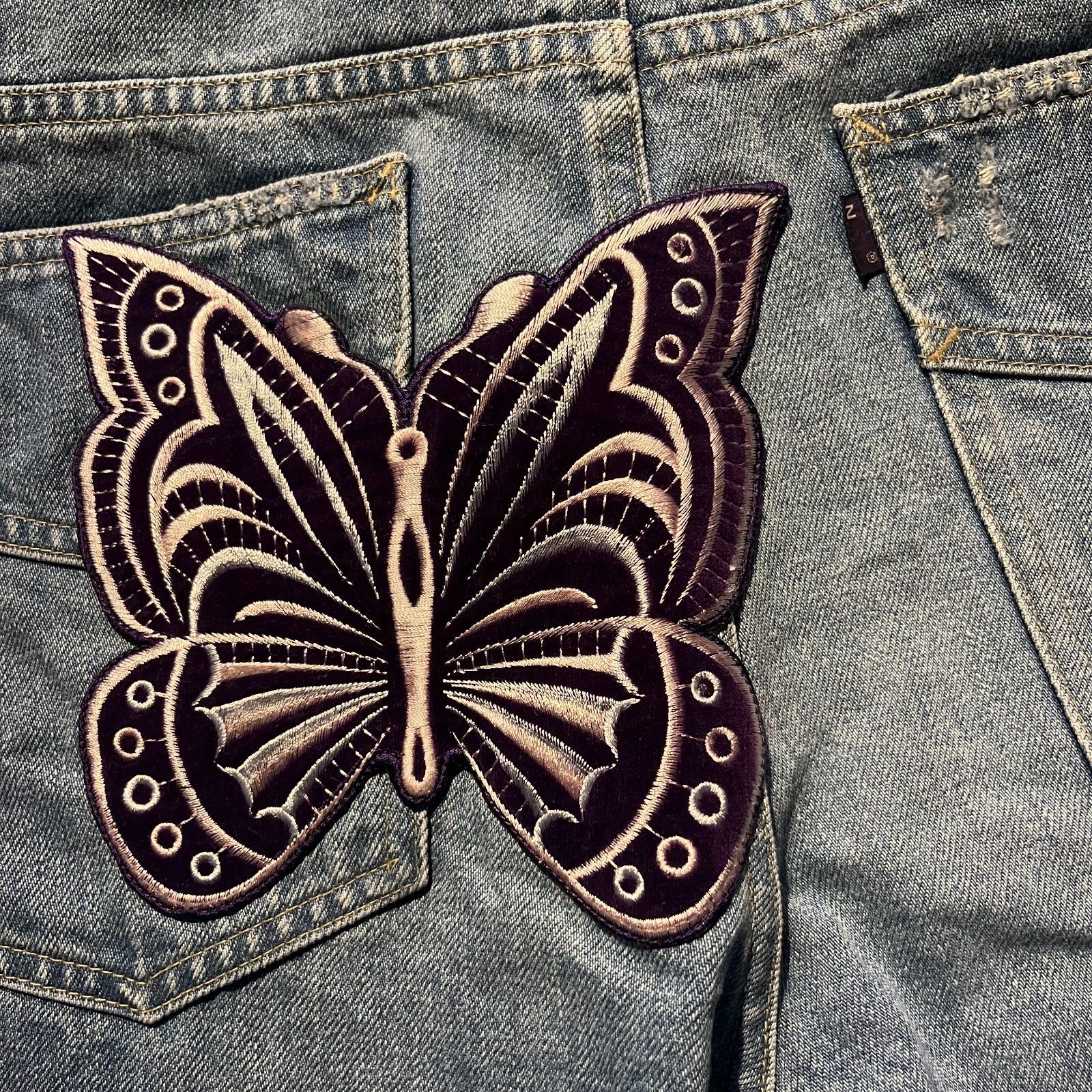 Needles 22ss Papillon Patches Straight Jean M ニードルス 2022ss 