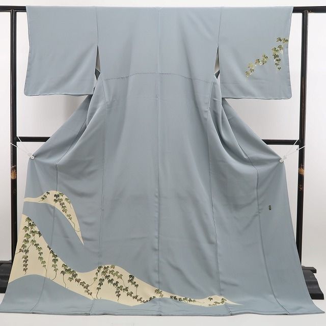 新品 未仕立て 加賀友禅 訪問着 金丸修一 花丸 組ひも 浜ちりめん 正絹 着物 新品 未仕立て 加賀友禅 訪問着 金丸修一 花丸 組ひも 浜ちりめん 正絹