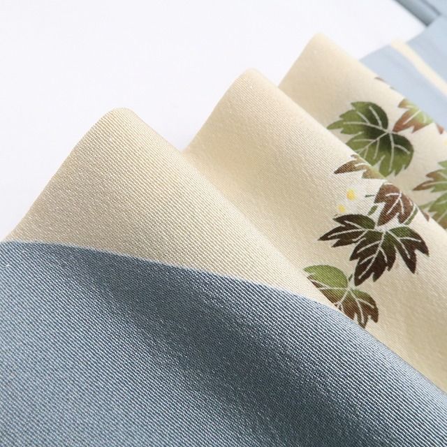 専用です★逸品　クリーニング済み　手描き友禅　正絹綸子に糸巻き、花丸文 専用です☆逸品 クリーニング済み 手描き友禅 正絹綸子に糸巻き、花丸文