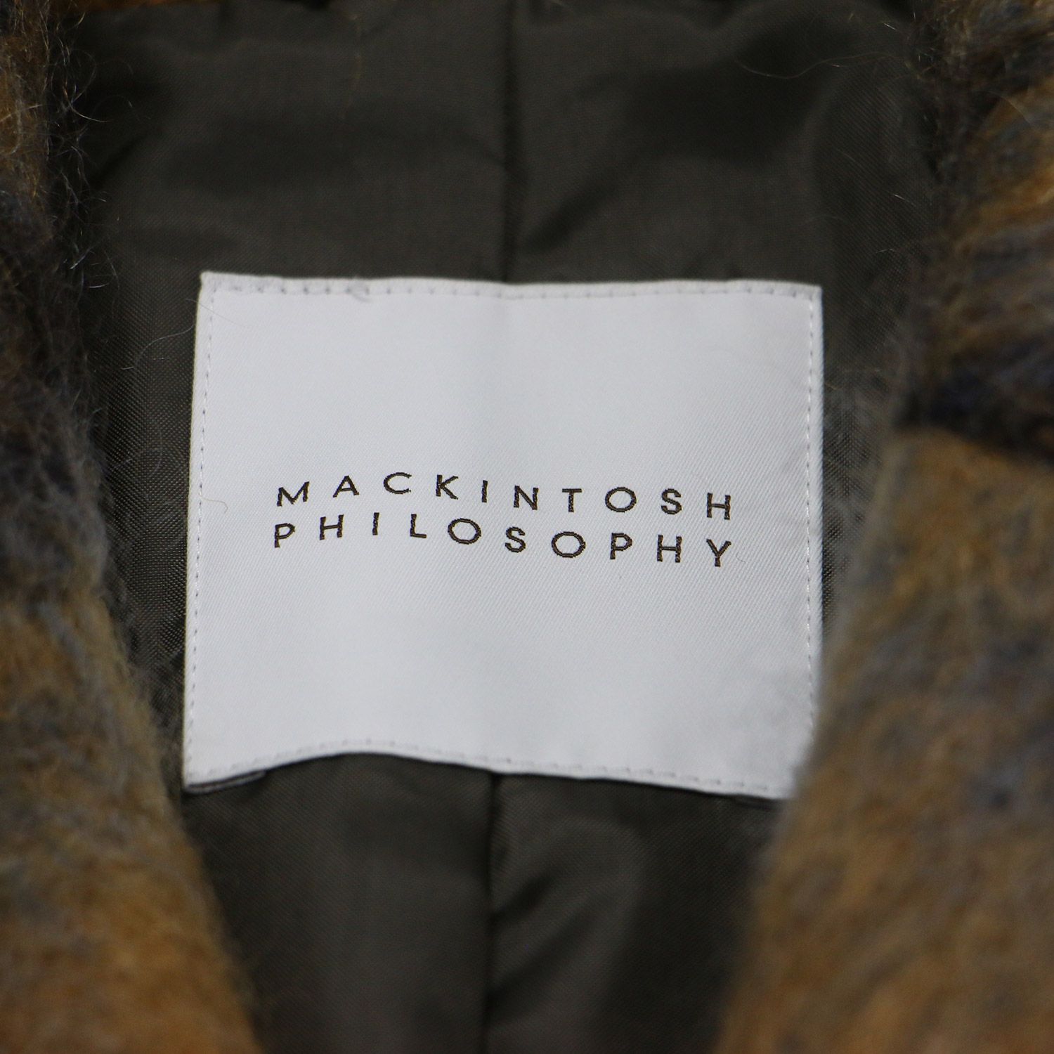 MACKINTOSH PHILOSOPHY マッキントッシュ コート ブラウン系 ブルー系