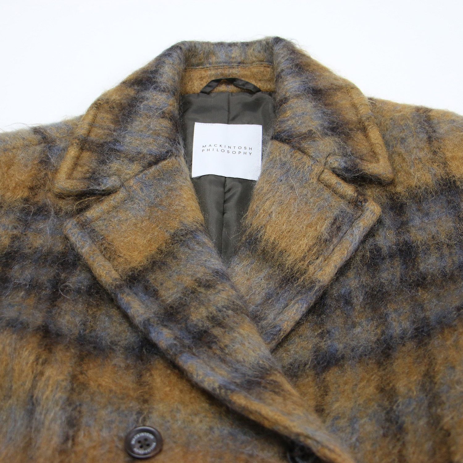 MACKINTOSH PHILOSOPHY マッキントッシュ コート ブラウン系 ブルー系
