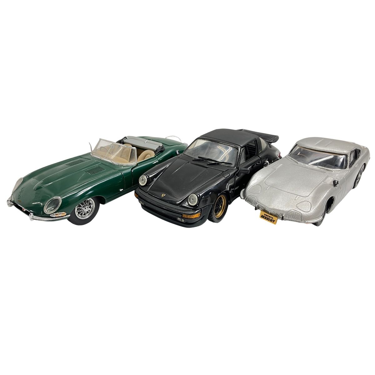 MINT 1988 PORSCHE 911 1961 JAGUAR E TYPE TOYOTA 2000 GT フランクリンミント ポルシェ ジャガー 1 24 セット