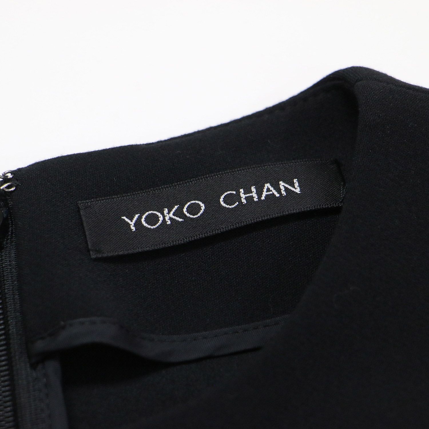 美品 ヨーコチャン ワンピース フリル袖 日本製 ブラック 黒 S YOKO CHAN ヨーコチャン ワンピース ブラック 黒 サイズ:36(S