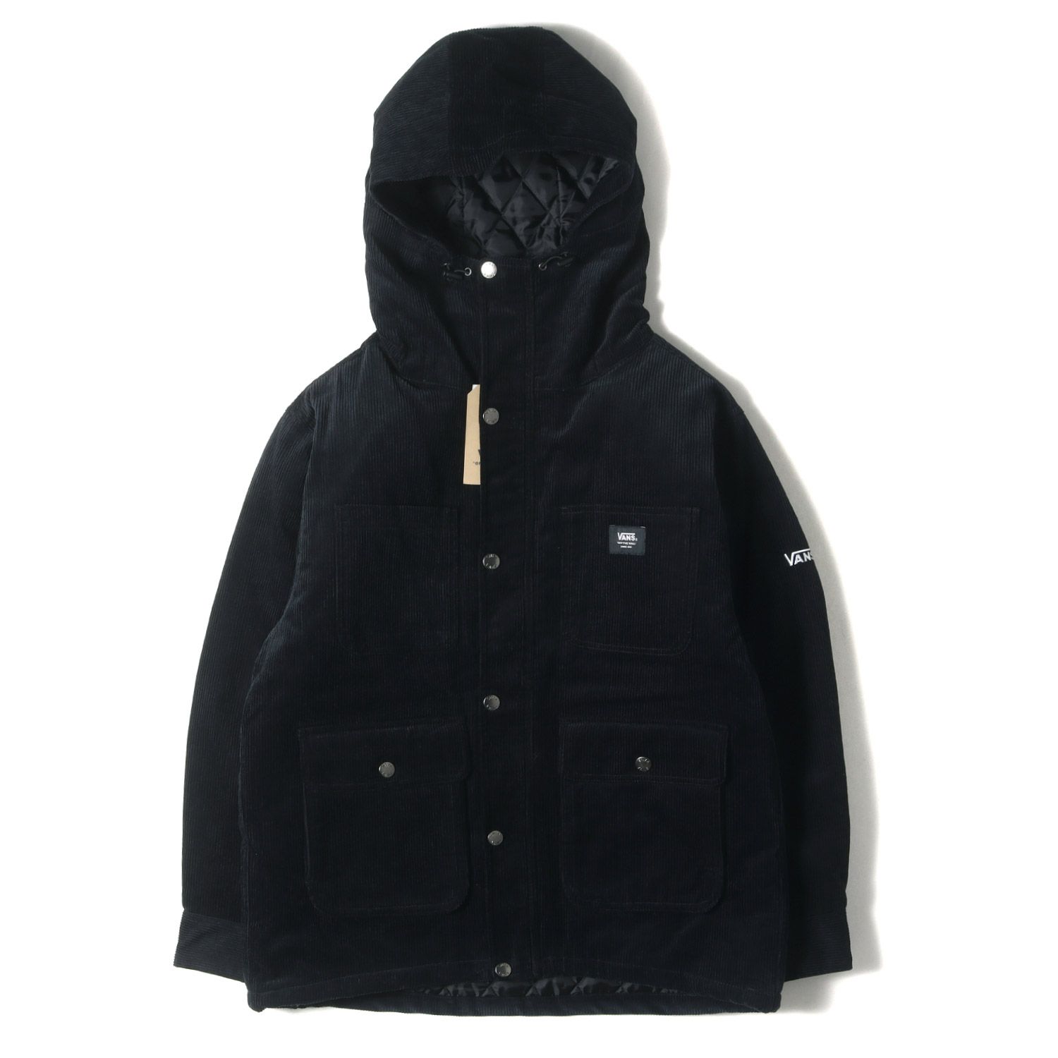新品】VANS バンズ ジャケット ブラック 黒 サイズ:M | コーデュロイ 