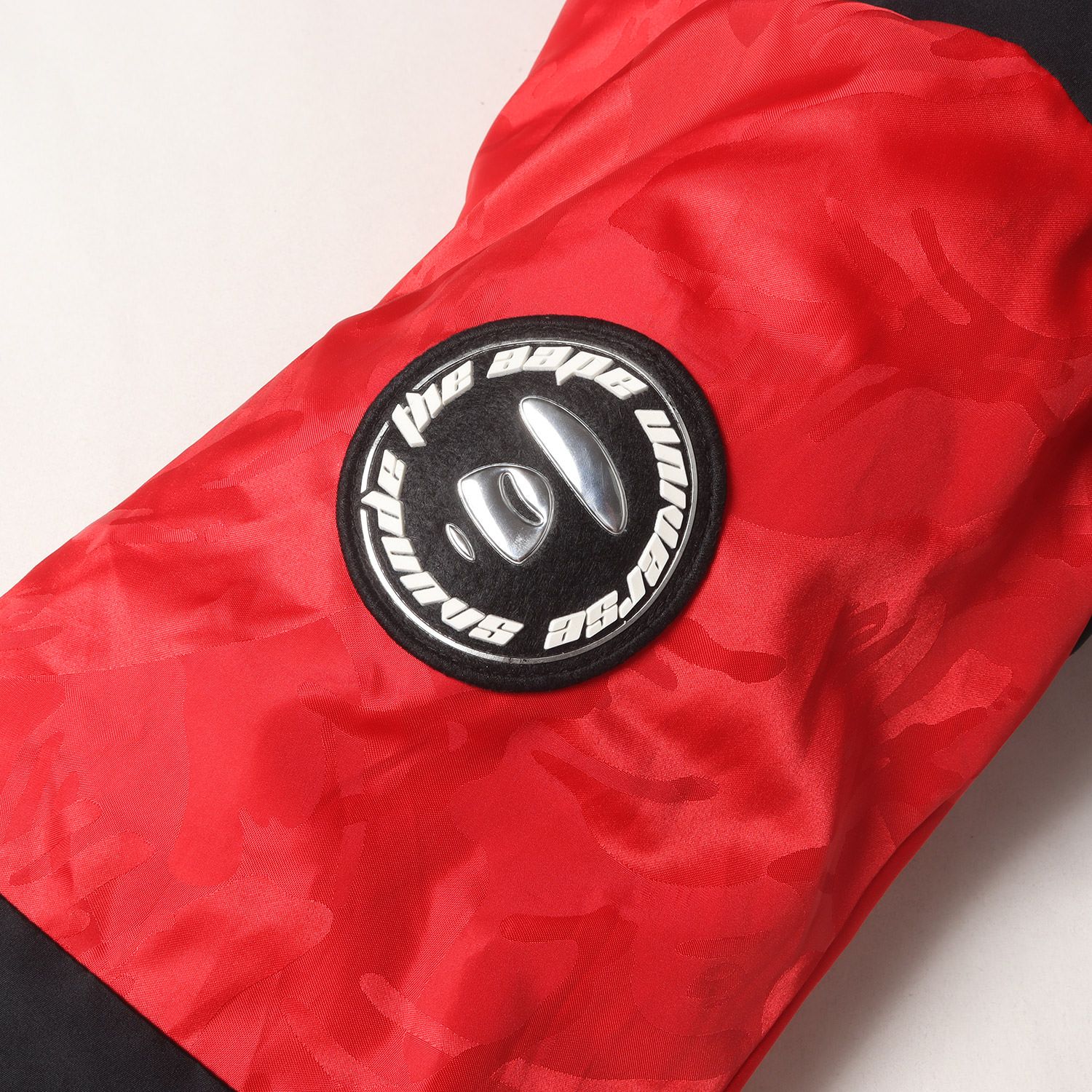 A BATHING APE ア ベイシング エイプ ジャケット レッド ブラック 