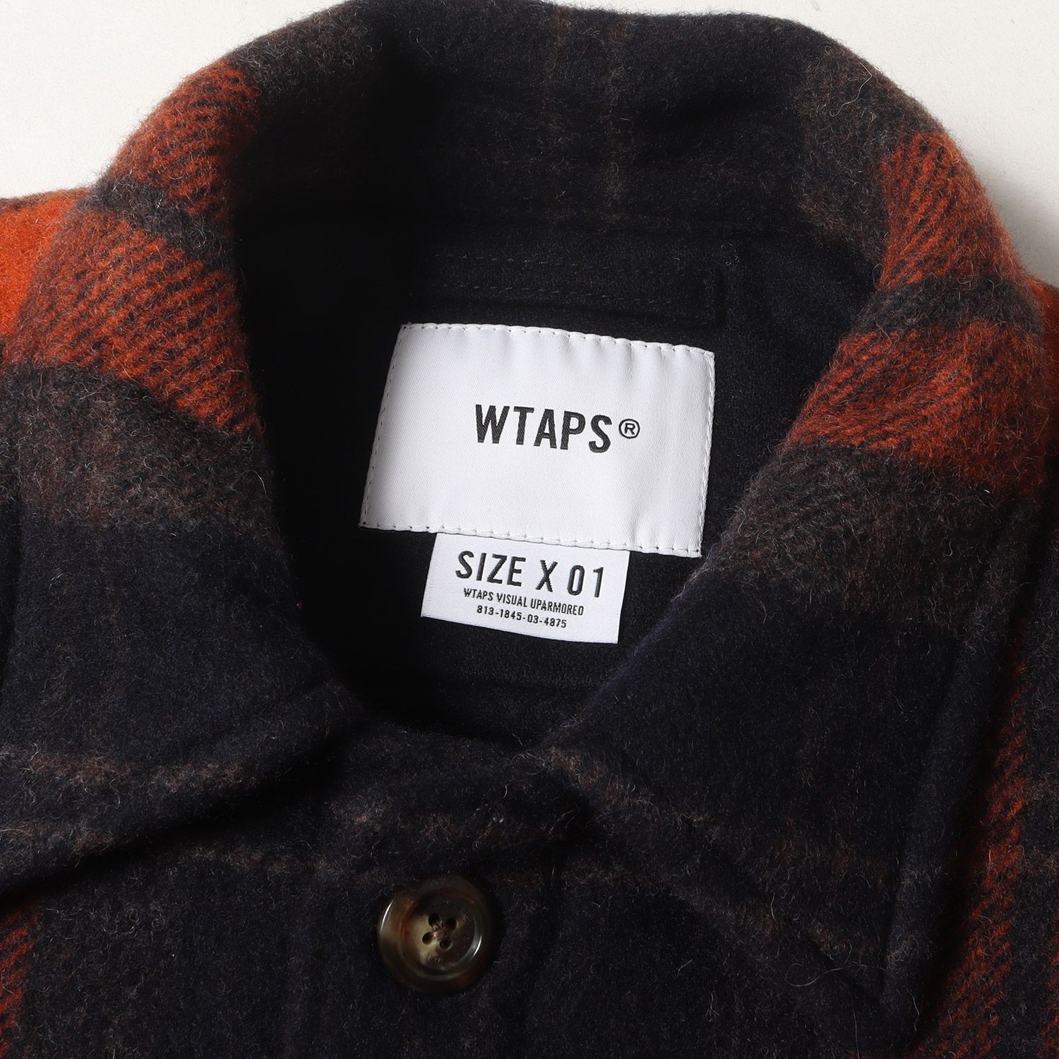 美品】WTAPS ダブルタップス ジャケット オレンジ ネイビー サイズ:S 