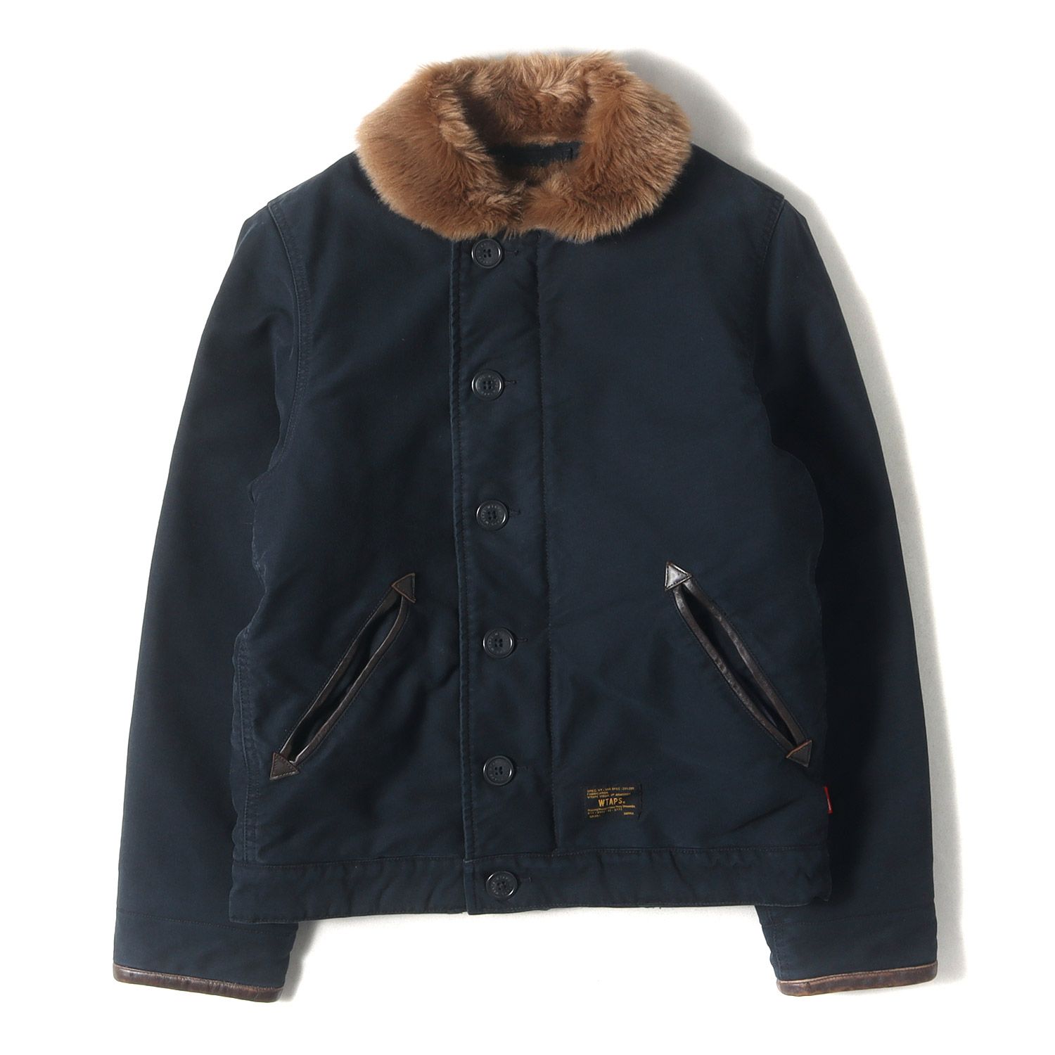 美品】WTAPS ダブルタップス ジャケット ネイビー 紺 サイズ:S