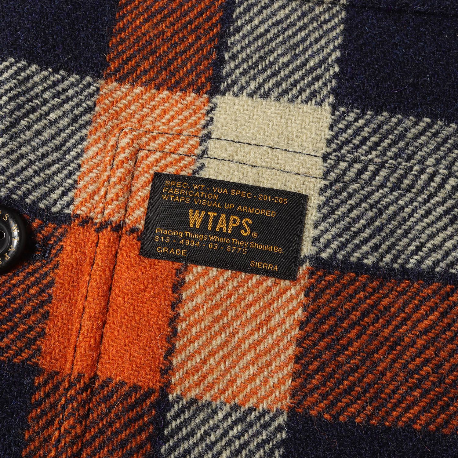 新品】WTAPS ダブルタップス ジャケット ネイビー オレンジ サイズ:S