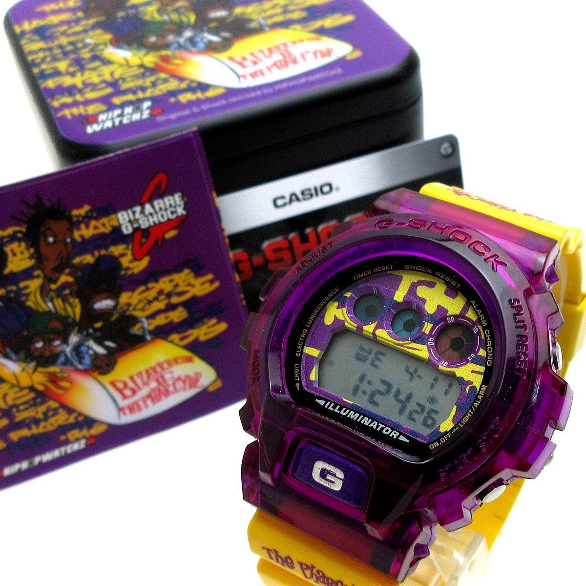 カシオ Gショック ファーサイドコラボ メンズ DW-6900 時計 CASIO G-SHOCK The Pharcyde クォーツ 箱 保証書 稼動品