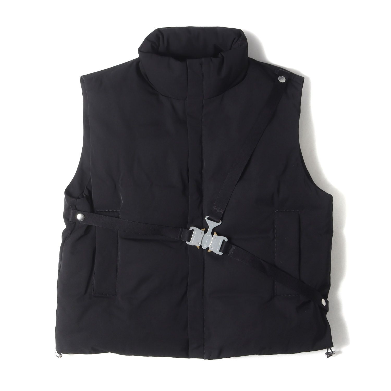 1017 ALYX 9SM アリクス ベスト ブラック 黒 サイズ M | ローラーコースターバックル パテッドベスト | アウター ジャケット ブルゾン 上着 メンズ