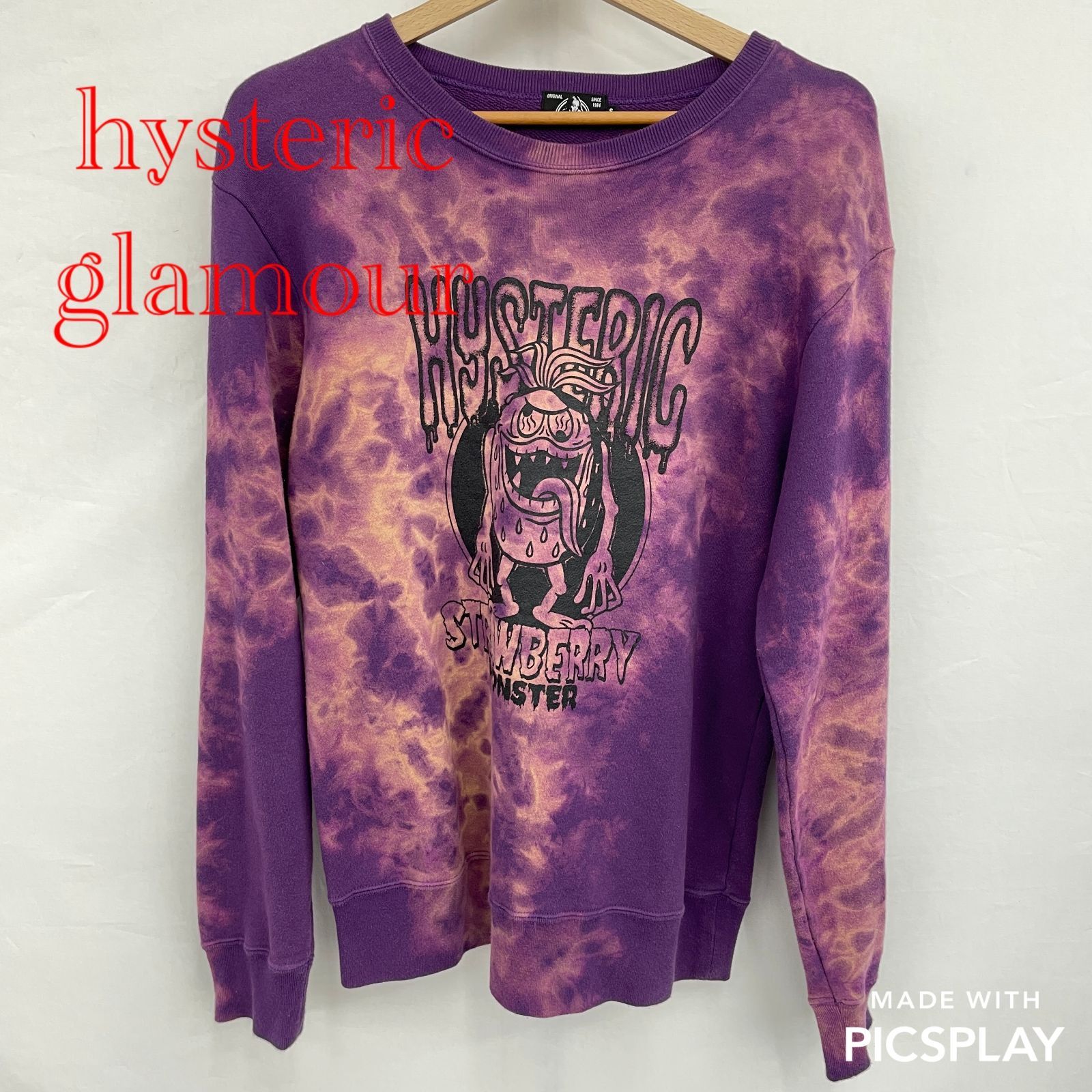 Hysteric Glamour Hysteric Glamour 02193CS12 長袖Tシャツ S パープル 
