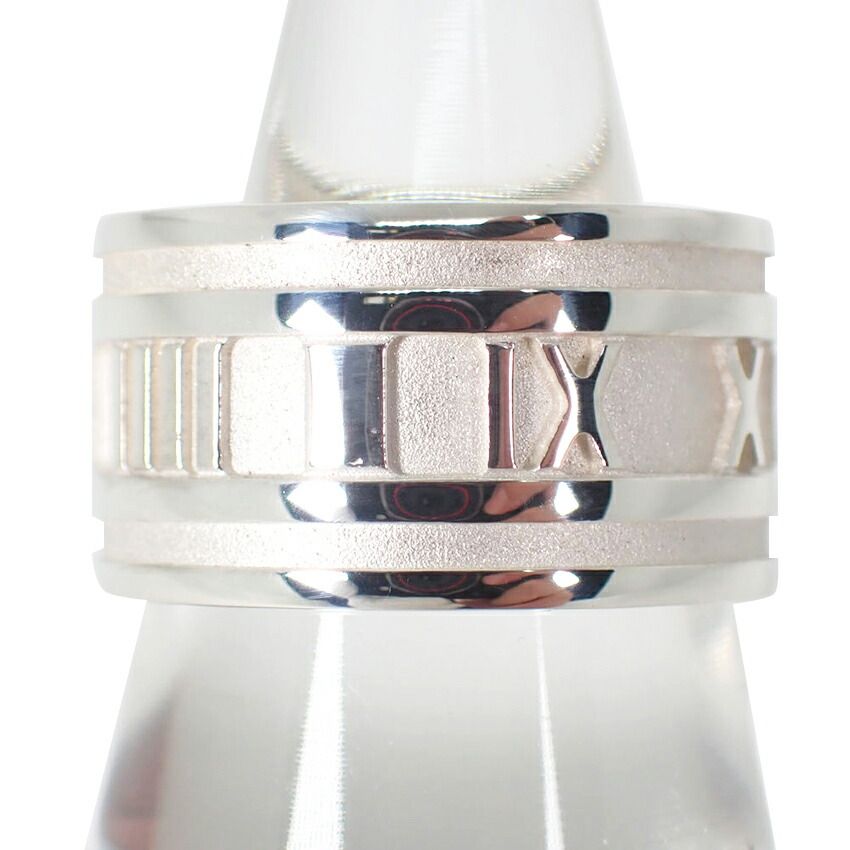 ティファニー 925 アトラス ワイド リング |16号|j84-3