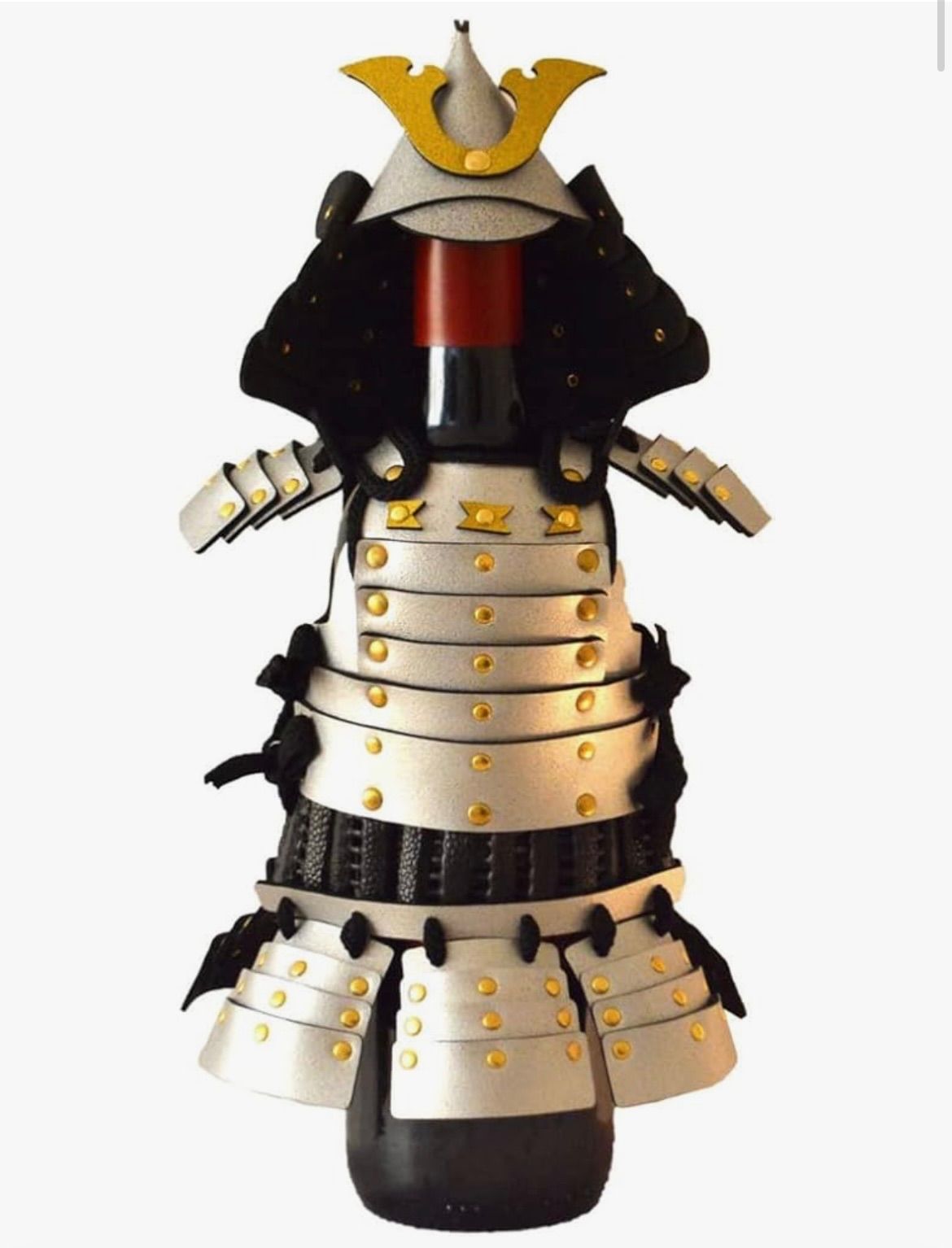 SAMURAI AGE ボトルに着せる鎧 銀 織田信長 700 900mlボトル用 ギフト