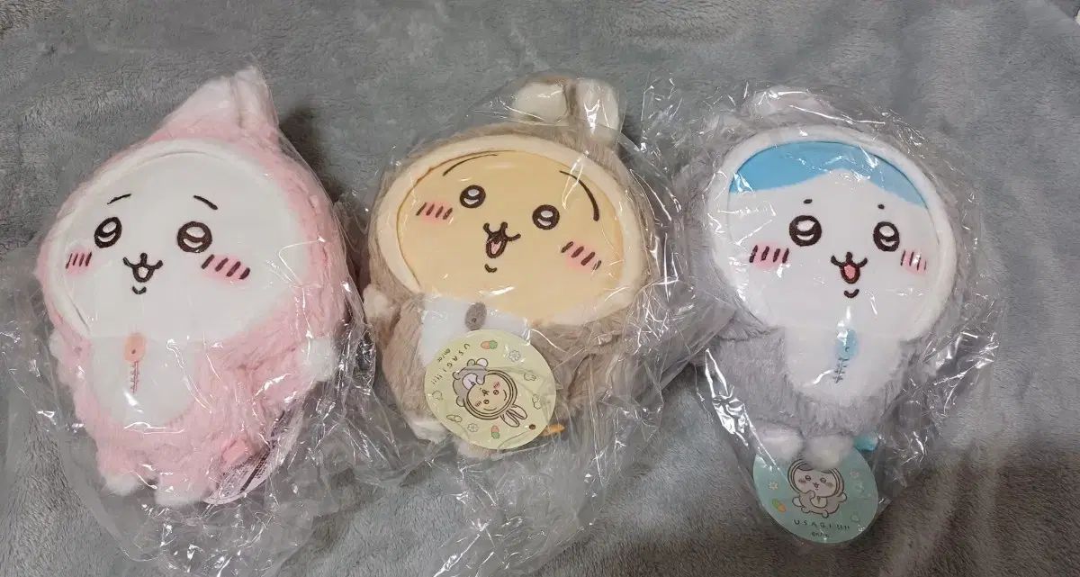 ちいかわ 2025 ハッピーバッグ うさぎ ぬいぐるみ 3種 セット