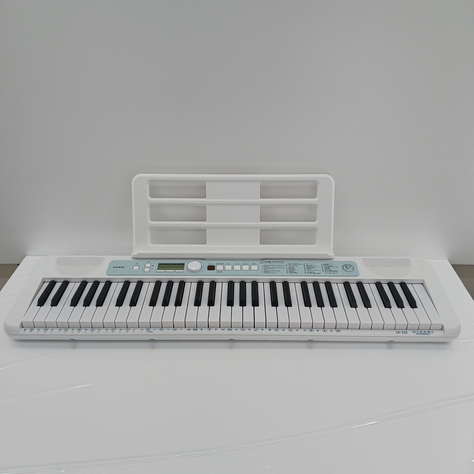 展示商品 カシオ CASIO Casiotone カシオトーン 光ナビゲーションキーボード 61鍵盤 ホワイト LK-335