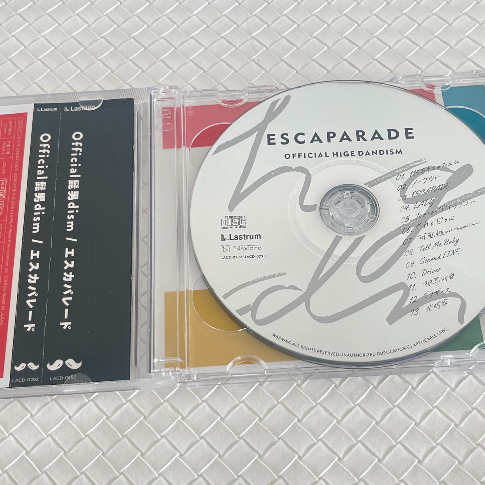 Official髭男dism エスカパレード 初回限定盤 CD+DVD Official髭男dism 『エスカパレード』初回限定盤CD＋DVD☆新品 Amazon