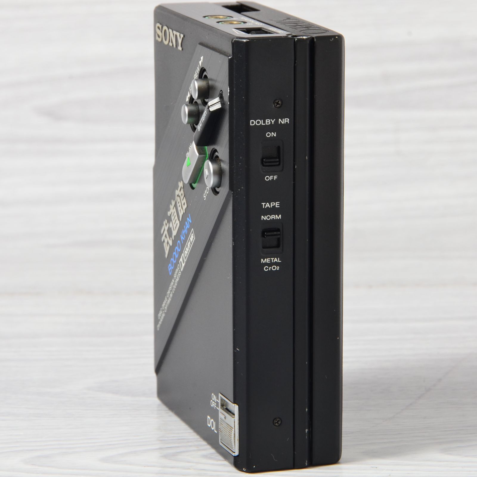 SONY WALKMAN DD-100 武道館 カセットウォークマン ブラック 整備済 TY389