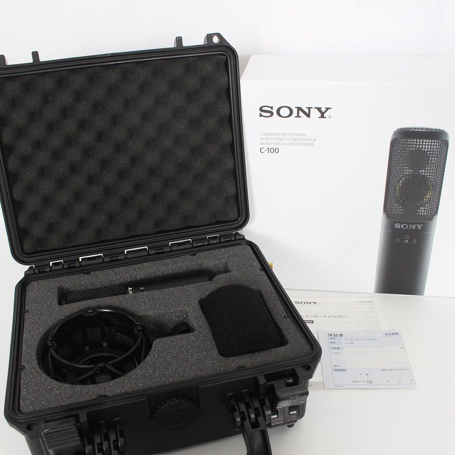 SONY C-100 コンデンサーマイク マイクロホン ハイレゾ対応 ソニー 本体