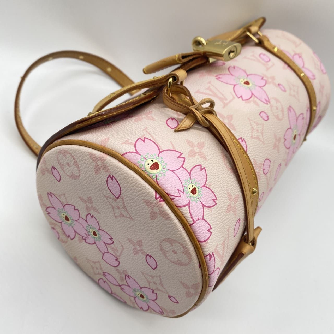 Louis Vuitton ルイ ヴィトン M92010 パピヨン ハンドバッグ ショルダーバッグ 村上隆 桜 さくら モノグラムチェリーブロッサム ローズ ピンク レディース DECORATOM_COM_BR