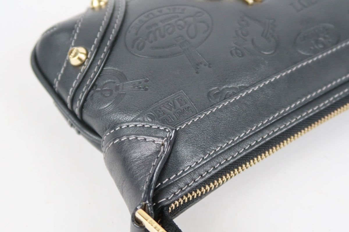 アクセサリーポーチ ブラック