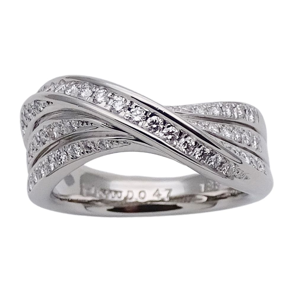 ポーラ POLA リング レディース ブランド 指輪 PT900 ダイヤモンド D0.47 プラチナ 約13号 ジュエリー 磨き済み