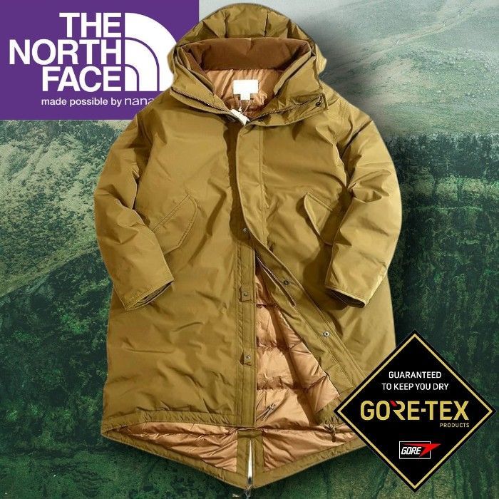 nanamica ナナミカ GORE-TEX Long Down Coat ゴアテックス M-1951パーカーシェル ロング フィッシュテール ダウンコート ダウンジャケット SUBF358 定価11.8万 ウェットサンド M▲298 50227k09