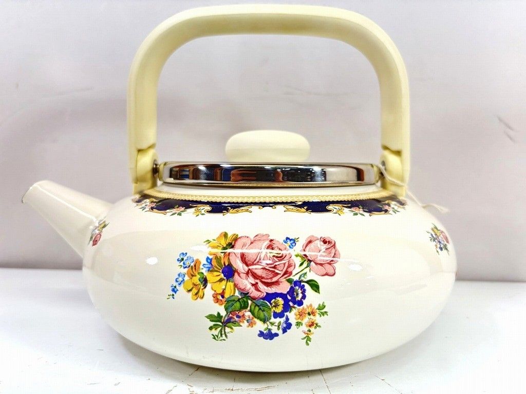 ASTA ホーロー ケトル やかん 昭和レトロ