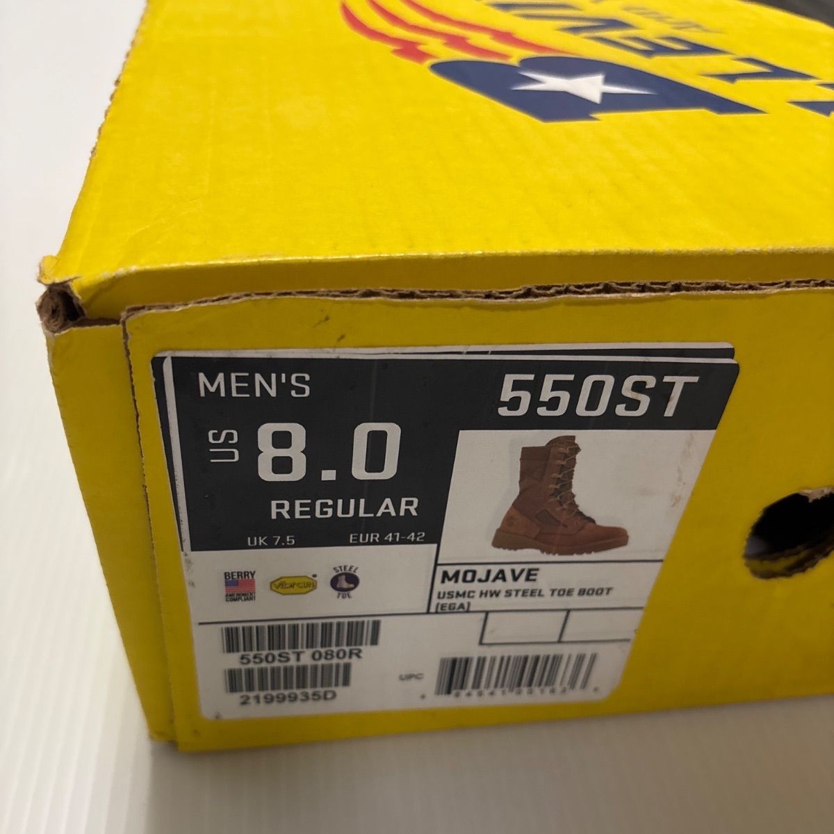 タグ付き 未使用品 米軍 実物 BELLEVILLE 26cm 送料無料 A71