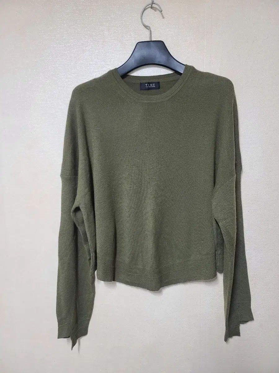 TIME タイム カーキ カシミアニット