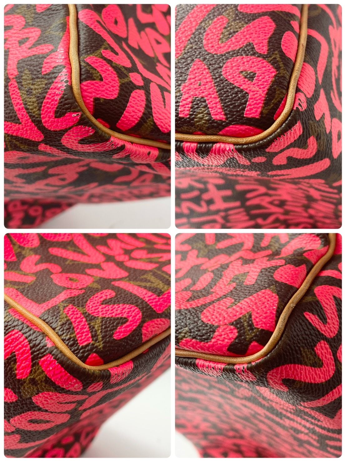 LOUIS VUITTON ルイヴィトン モノグラム グラフィティ スピーディ 30 フューシャ M93704 DECORATOM_COM_BR