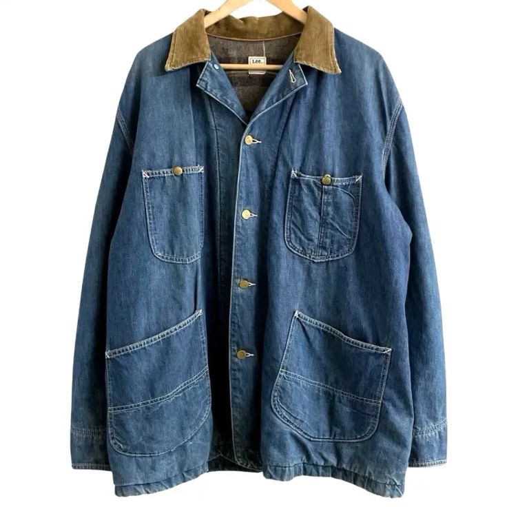 60s ヴィンテージ Lee 81-LJ 裏地付き カバーオール ジャケット 46 REGULAR