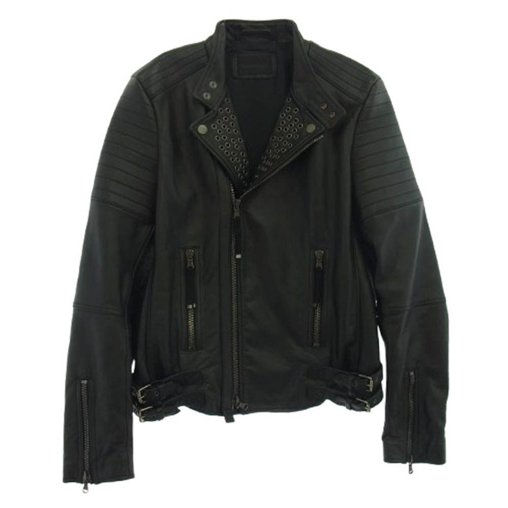 DIESEL ディーゼル セミダブル レザー バイカー ライダースジャケット