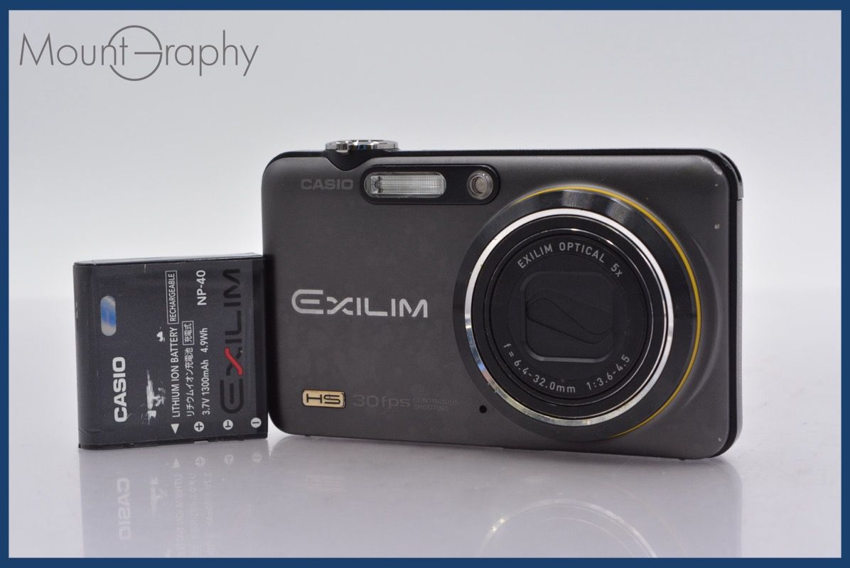 ★良品★ カシオ CASIO EXILIM EX-FC100 5x バッテリー付属 同梱可 #R244 ☆良品☆ カシオ CASIO EXILIM EX-FC100 5x バッテリー付属 同梱可