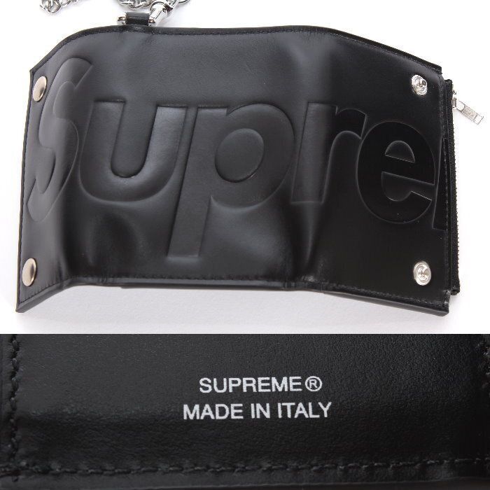 Supreme シュプリーム レザー チェーン ウォレット Leather Chain