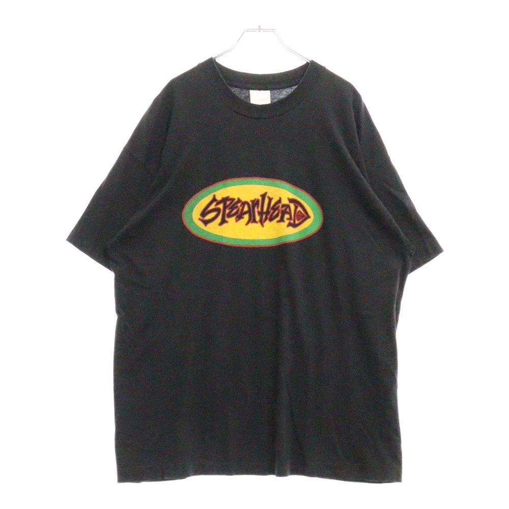 VINTAGE (ヴィンテージ) 90S SPEARHEAD スピアヘッド ロゴプリント半袖Tシャツ カットソー ブラック
