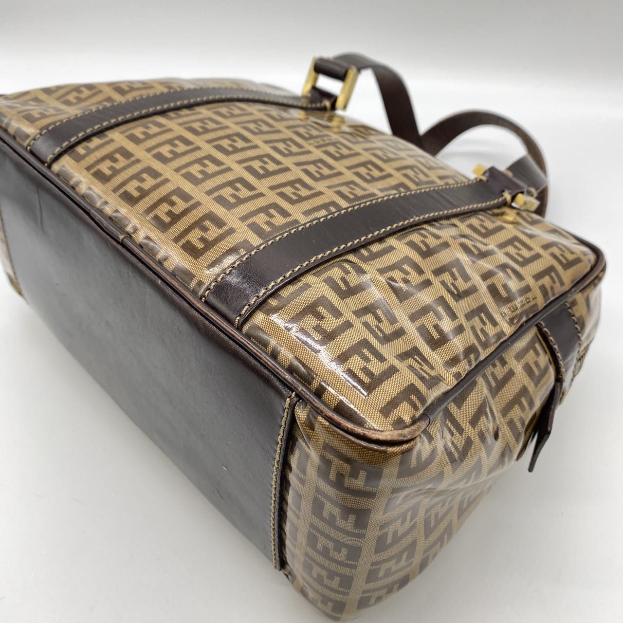 ショルダーバッグ コーティングキャンバス