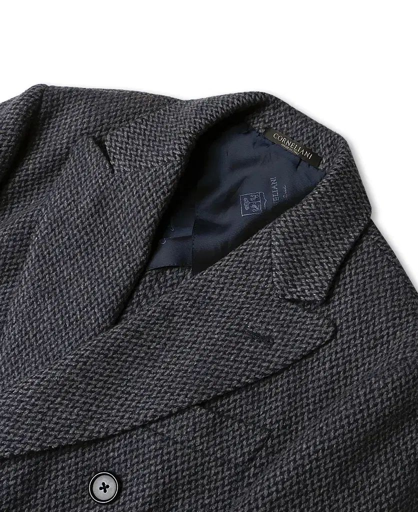 コルネリアーニ Cornelliani ラグジュアリー バージン ウール イタリア ダブル コート